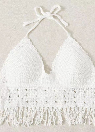 Beach Halter Knitted Small Tank Tube Top