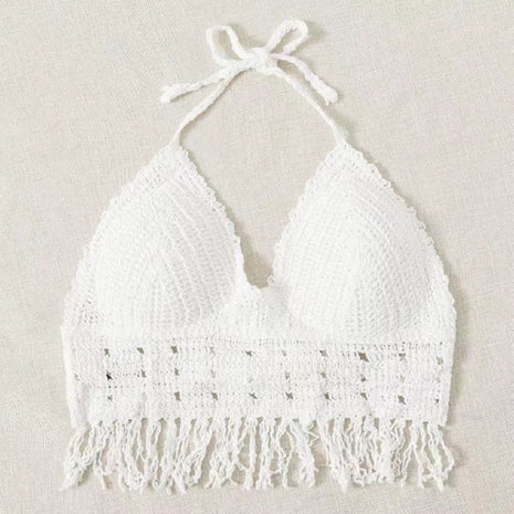 Beach Halter Knitted Small Tank Tube Top