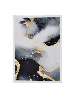 Black & Gold Marble - 60x80 cm