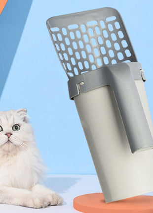 Storage Box Integrated Cat Litter Shovel Set