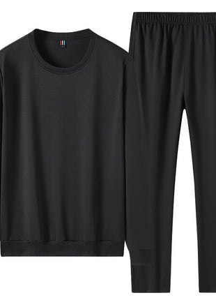 Spring And Autumn No Metal No Drawstring No Pocket Suit Casual Sweatshirt Trousers