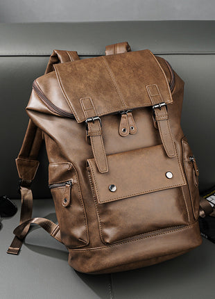 Large Capacity Korean Casual Retro Backpack