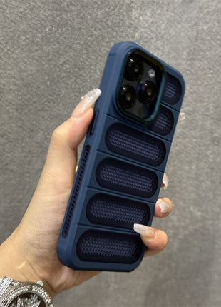 iPhone 11/12/13/14/15 Breathable Heat Dissipation Mesh Case
