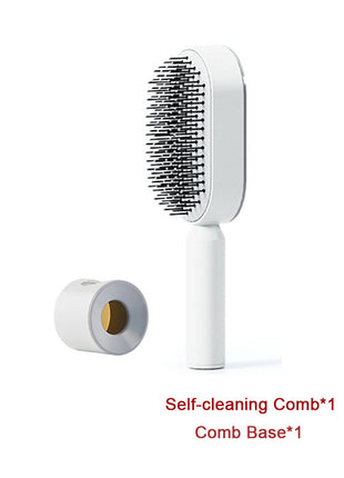 One-click Self-Cleaning Hairbrush