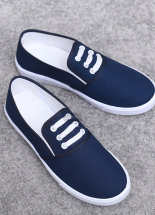 Slip-on Canvas Shoes Flat Women