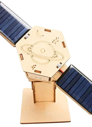 Diy Technology Small Production Stem Experimental Teaching Aids Space Model Artificial Satellite Educational Toys Solar Power Toy Kit Science