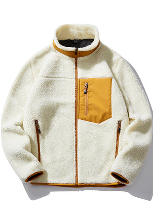 Imitated Lamb Velvet Casual Jacket