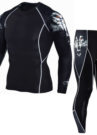 Long Sleeve & Pants Gym Suit