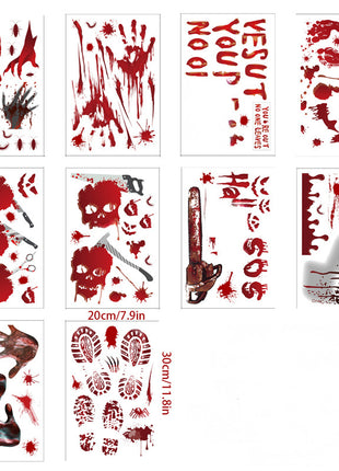 Halloween Window Stickers Set