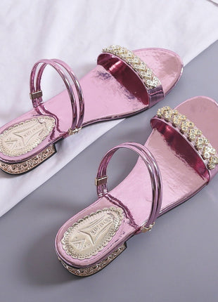 Korean Fairy Style Rhinestone Heels