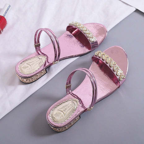 Korean Fairy Style Rhinestone Heels