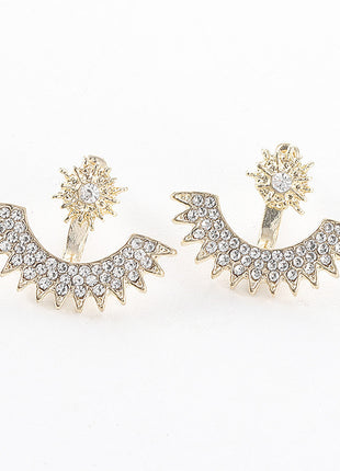Gypsophila Multi-angle Rhinestone Earrings