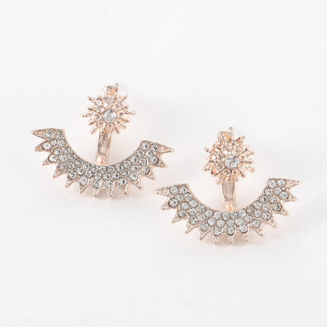 Gypsophila Multi-angle Rhinestone Earrings