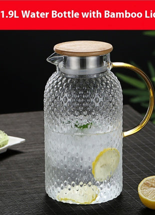 Borosilicate Transparent Glass Pitcher