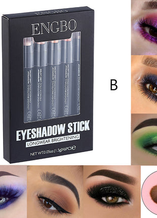 ENGBO Double-headed Eyeshadow Stick with Brush