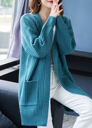 Loose Knitted Shawl Versatile Sweater Coat