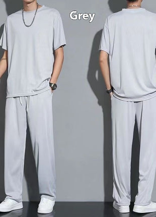 Quick-drying Ice Silk Breathable Two-piece Set