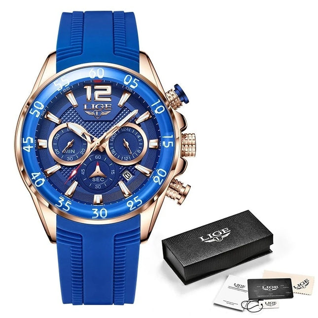 Quartz Multi-function Waterproof Watch