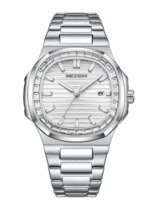 Diamond Steel Belt Luminous Quartz Waterproof Watch