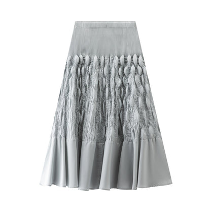 Designed Slimming Graceful Pleated Skirt