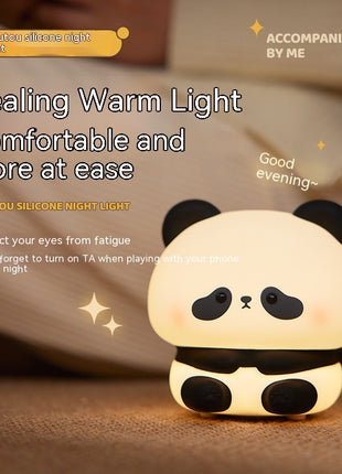 Cute Panda Silicone LED Night Light Touch