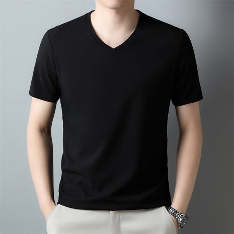 Thin Casual V-neck Short-sleeved T-shirt