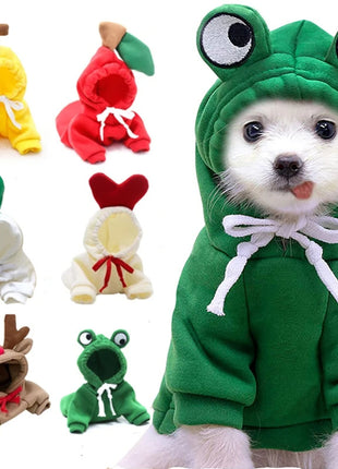 Cute Clothes for Cats or Dogs Hoodies Winter Warm Costume