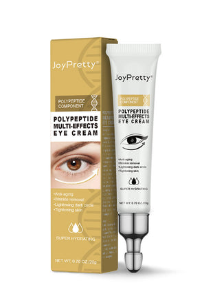 JoyPretty Polypeptide Multi-Effects Eye Cream with packaging on a white background