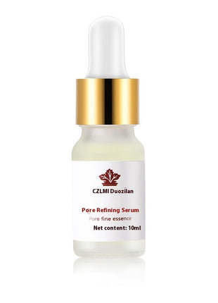 CZLMI Duezilan Pore Refining Serum bottle with dropper on a white background