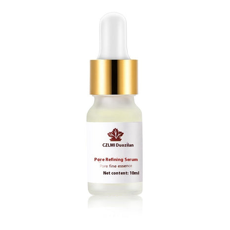 CZLMI Duezilan Pore Refining Serum bottle with dropper on a white background