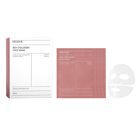 Bio-Collagen Face Mask packaging with a sheet mask on a white background
