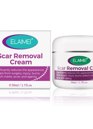 Elaimei scar removal cream packaging on a white background