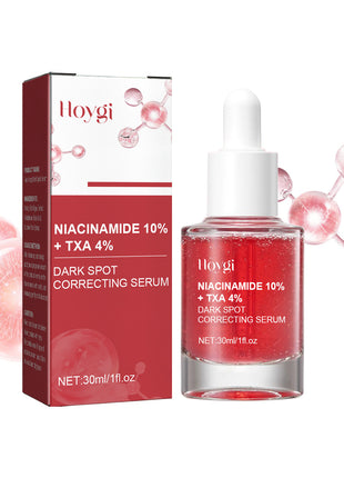 Hloygi Niacinamide 10% + TXA 4% dark spot correcting serum with packaging on a white background