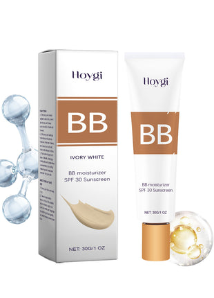Hoygi BB cream packaging with a tube and box on a white background