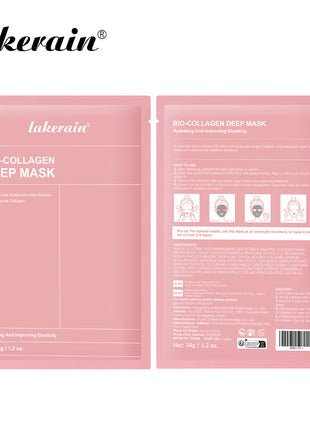 Lakerain Bio-Collagen Deep Mask packaging on a white background