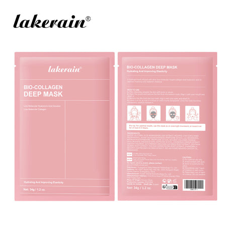 Lakerain Bio-Collagen Deep Mask packaging on a white background