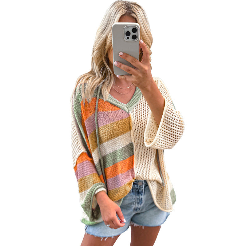 Pullover V-neck Sweater