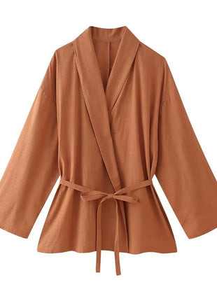 Japanese Double Breasted Kimono Coat