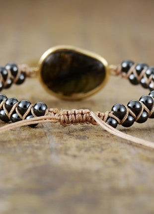 Double-layer Woven Bohemian Beaded Bracelet