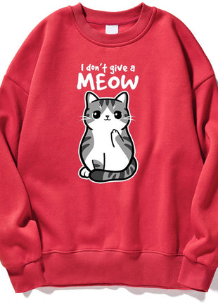 Cartoon Kitten Pattern Sweater