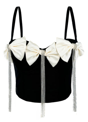 Exquisite Double Big Bow Corset