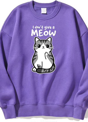 Cartoon Kitten Pattern Sweater