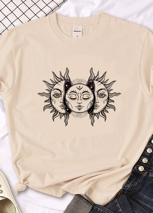 Witch Triple Moon Gothic Sun T-shirt