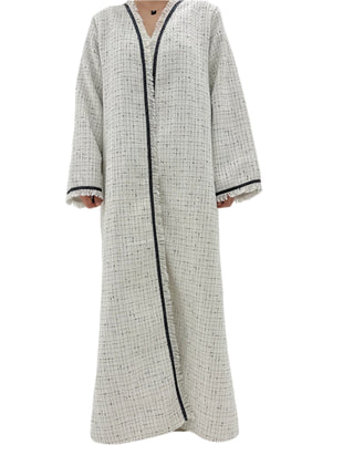 Lace-up Autumn and Winter Abaya