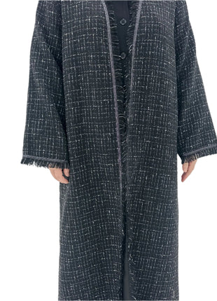 Lace-up Autumn and Winter Abaya