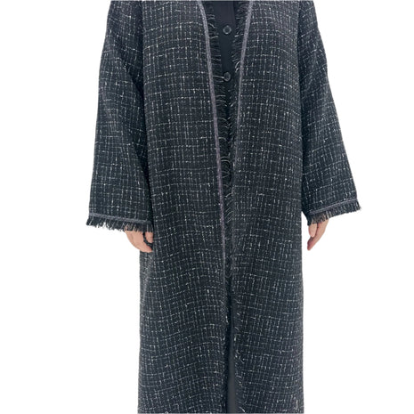 Lace-up Autumn and Winter Abaya