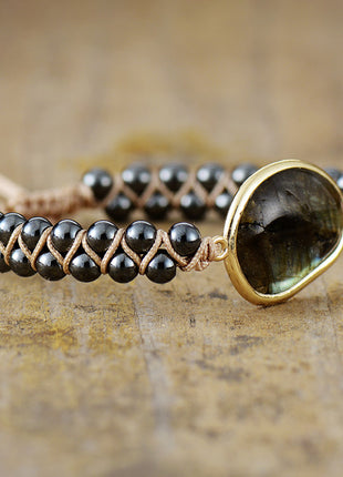 Double-layer Woven Bohemian Beaded Bracelet