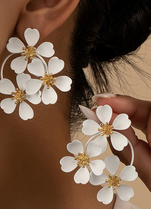 Retro Flower Earrings