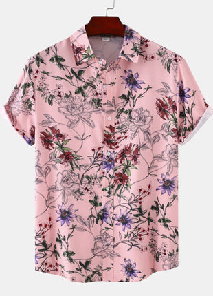 Floral Casual Short Sleeve Shirt