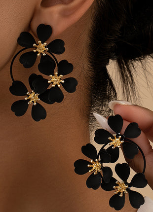 Retro Flower Earrings